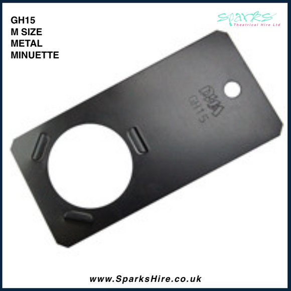 CCT Minuette Metal Gobo Holder M Size