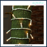 WARM WHITE LED FAIRY LIGHTS - (WHITE CABLE)