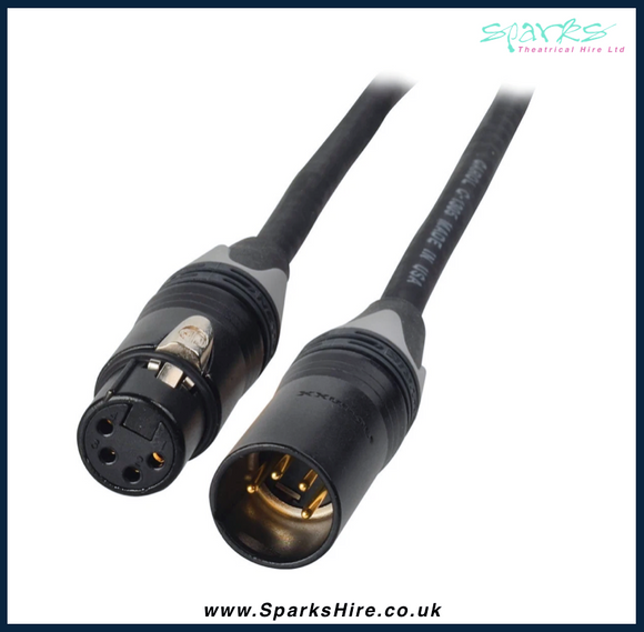 XLR 4 PIN DATASAFE SCROLLER CABLE